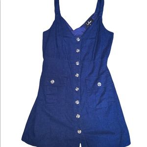 Lulus navy blue dress size medium